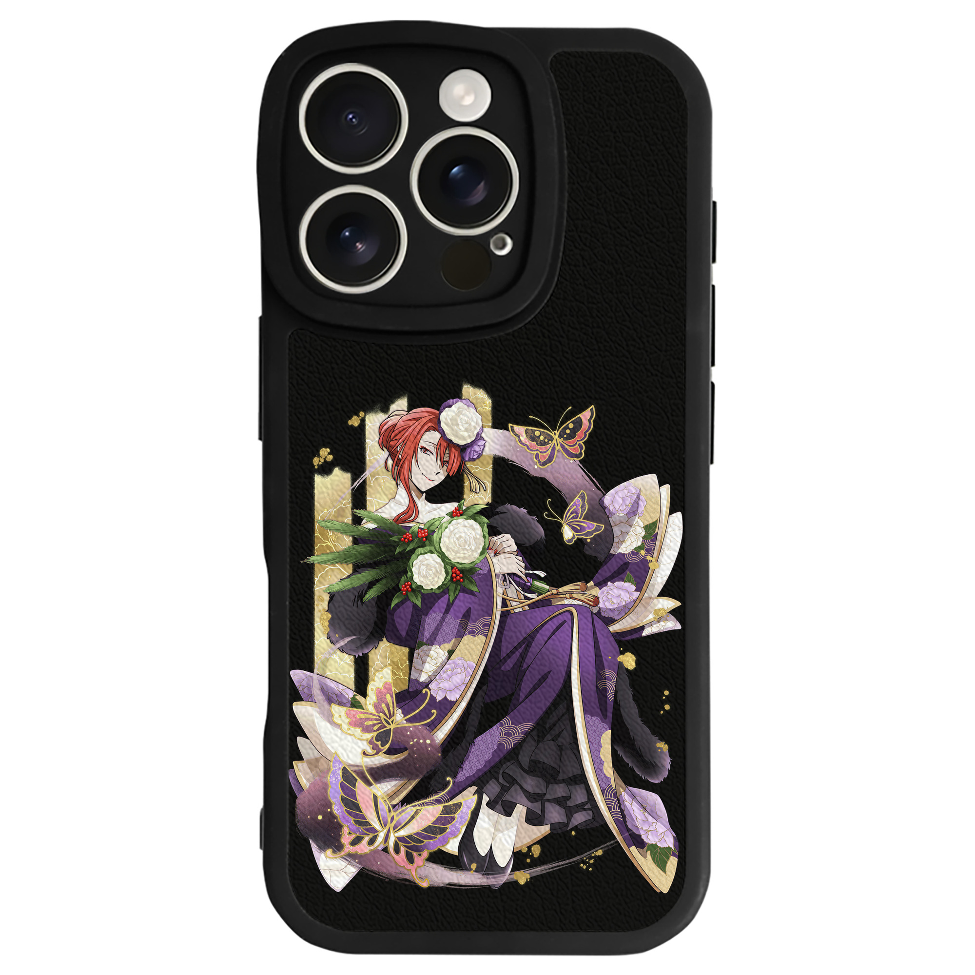 （画像用） 文豪ストレイドッグス Bungo Stray Dogs 【iPhone 16シリーズ対応】シリコンスマホケース（レザー調） 材質：シリコン